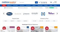 Desktop Screenshot of mattressnextday.co.uk